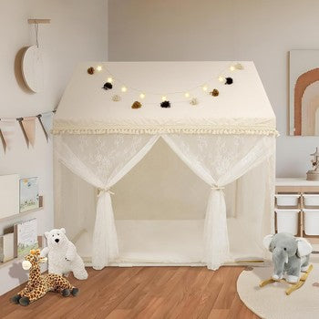 Baby Dream House Arabic Style Mesh Curtain Princess Castle Cotton Polyester Indoor Children Teepee Kids Play Tent