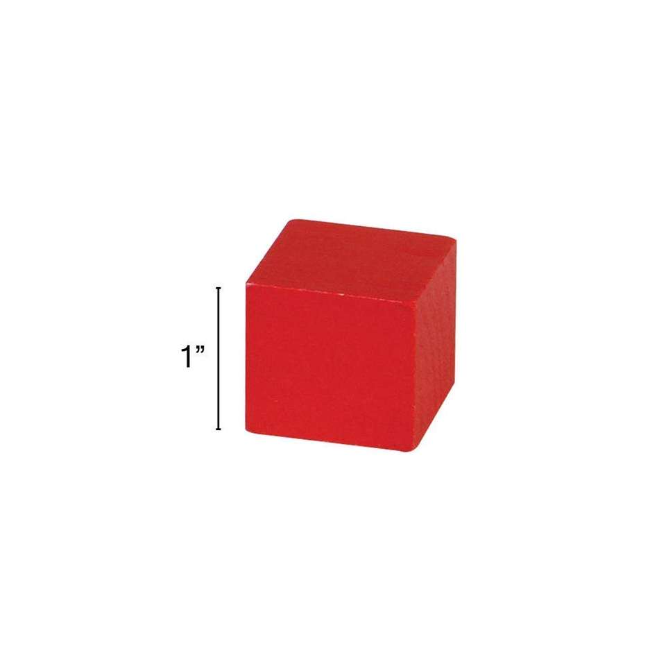 Wood Blocks, Counting Cubes for Kids Math, 1 Inch Blocks for Preschool Crafts, Early Math Manipulatives for Preschool,