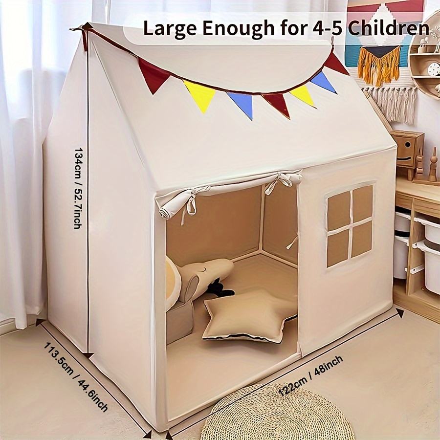 Large All Season Kids Play Tent High Quality Indoor Outdoor Foldable Children Playhouse