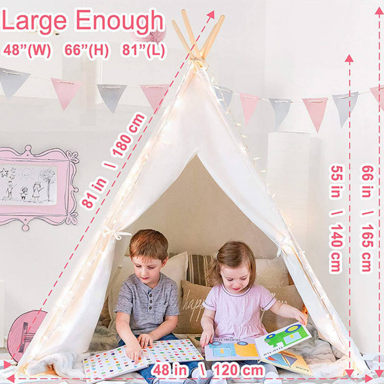 Holiday Gifts Children Kids Play Teepee Tent Multicolor Options Indian Baby Outdoor Tents