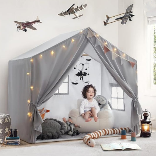 Little LuBan® Explorer's Retreat - Premium All-Season Den 小鲁班® 探险家营地 - 全季通用高级游戏屋