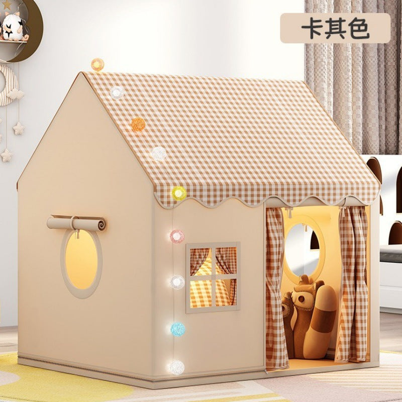 Little LuBan® Artisan Cottage - Classic Lattice Kids Indoor Play Tent 小鲁班® 匠心小屋 - 经典格子儿童室内游戏帐篷