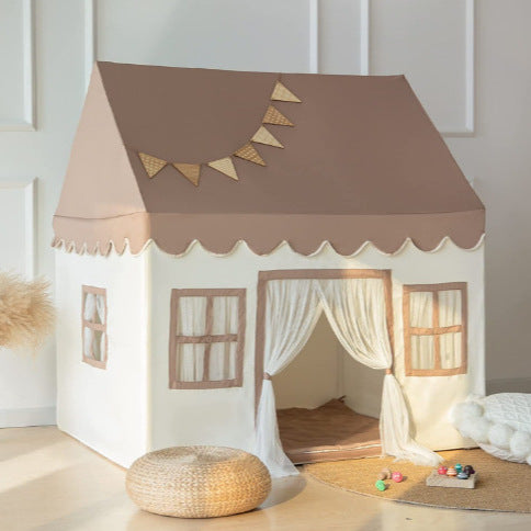 Little LuBan® Castle Sanctuary - Premium Peach-Skin Artisan Den 小鲁班® 城堡避风港 - 高级桃皮绒匠心密室