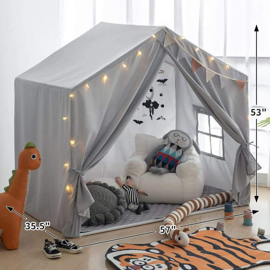Custom Foldable Cotton Children Playhouse Portable Lightweight Large Play Tent for Indoor/Outdoor Use