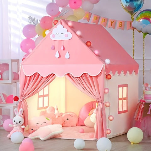 Custom Large Princess House Kids Play Tent Indoor Foldable Castle Toy House for Girls