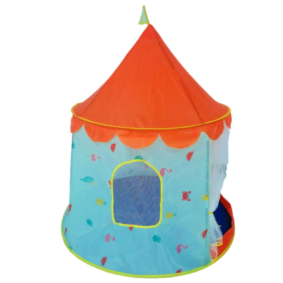 Kids Unisex Indoor/Outdoor Princess Castle Play Tent Cartoon Foldable Portable Polyester Fabric