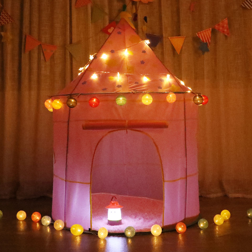 New Large Children Playhouse Prince Princess Castle Play Pop up Tent