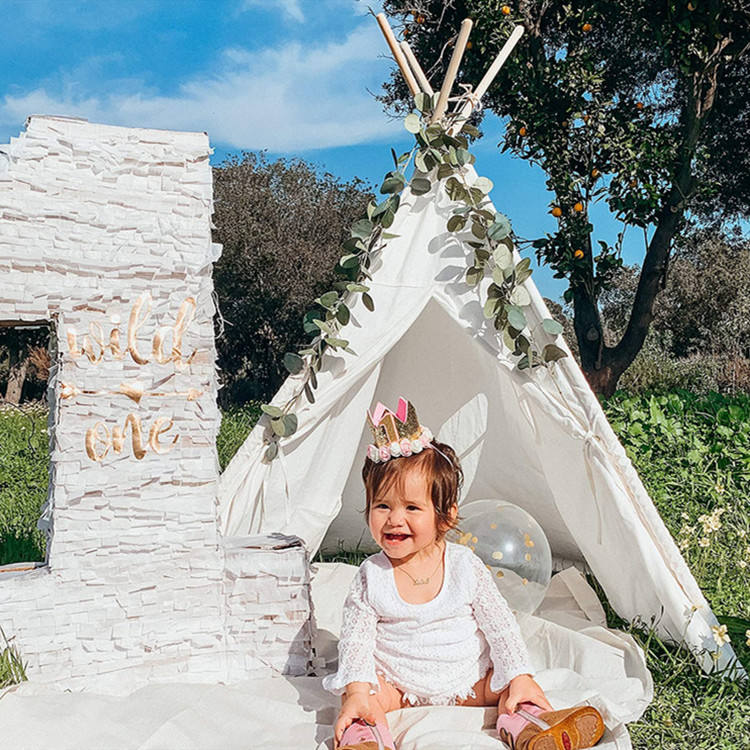 Holiday Gifts Children Kids Play Teepee Tent Multicolor Options Indian Baby Outdoor Tents