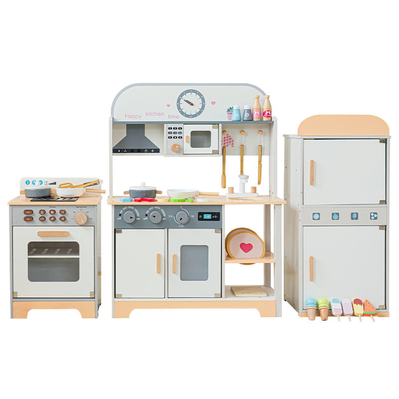 Wholesale Wooden Mini Cookware Set Montessori Pretend Kitchen Play Toy