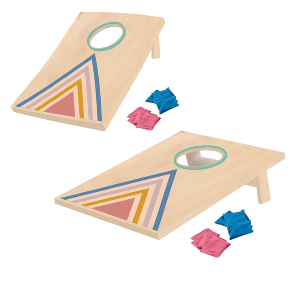 Wholesale Portable Wooden Cornhole Boards Outdoor Toss Game Set