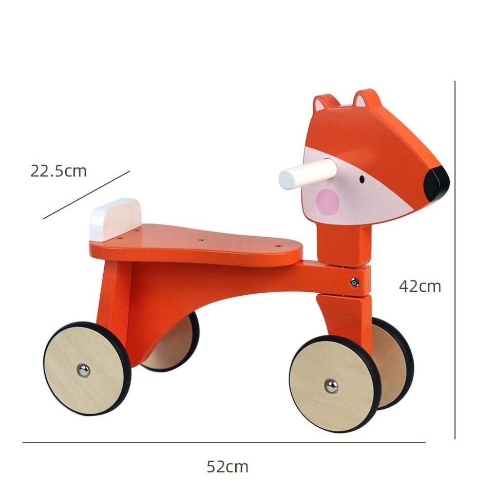 Wholesale Wooden Baby Walker Balance Bike Ride on Toy Car