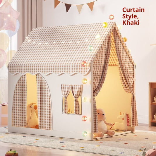 New Children's Fabric Tent Indoor Princess Castle Small House for Boys and Girls Playhouse Baby Bed Toy Household