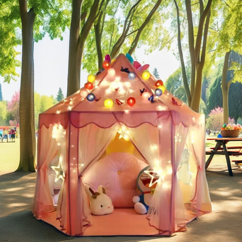Indoor and Outdoor Games Kids Castle Play Toys Tent Girls Large Playhouse Children Play Tent