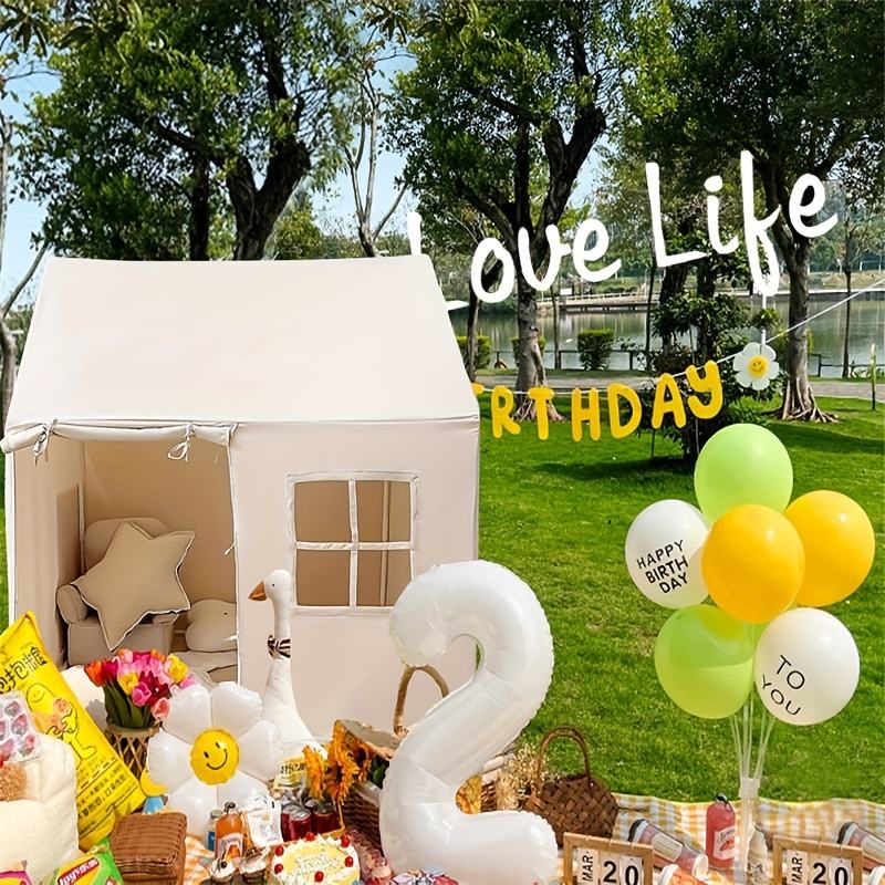 Large All Season Kids Play Tent High Quality Indoor Outdoor Foldable Children Playhouse