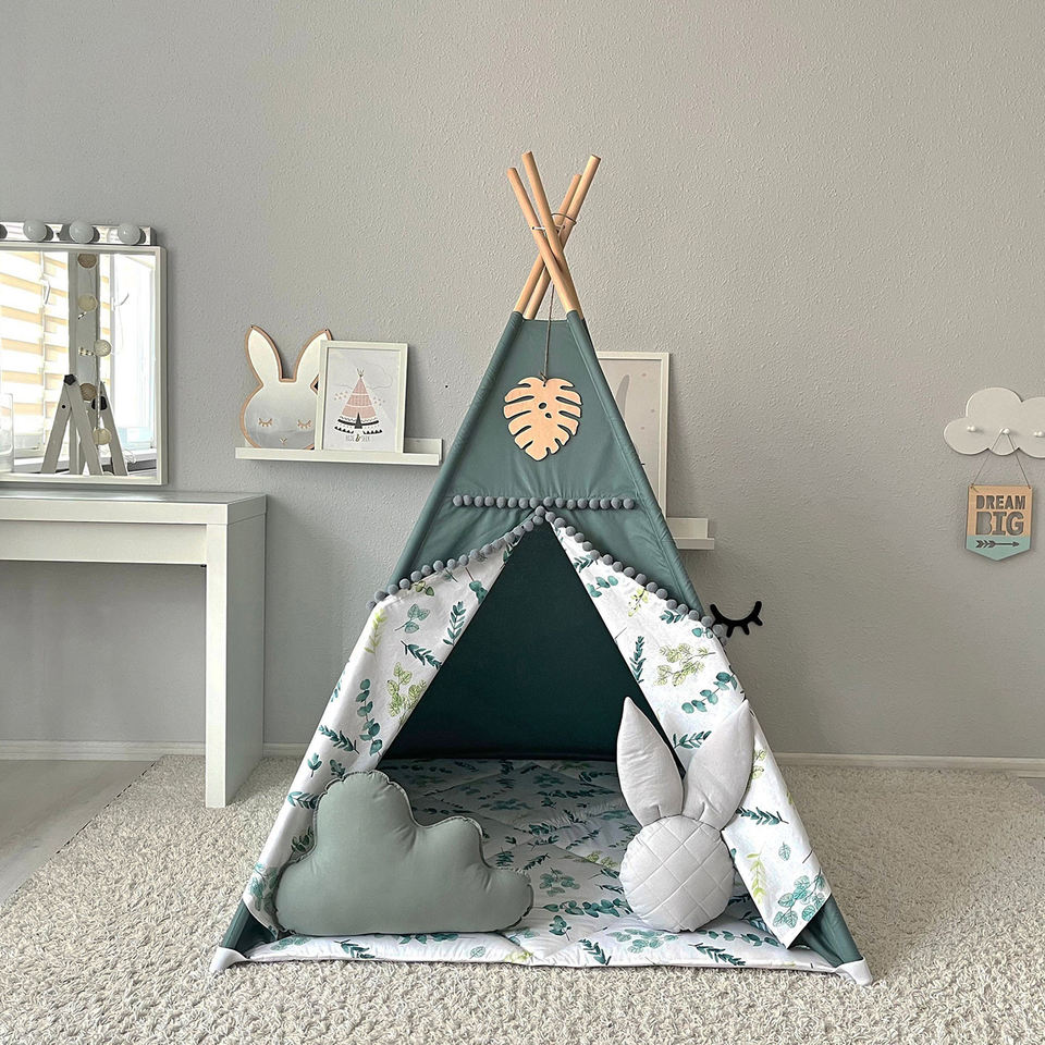 India Teepee New Style Wholesale Luxury Manufacture Camping Indoor Play House for Kid