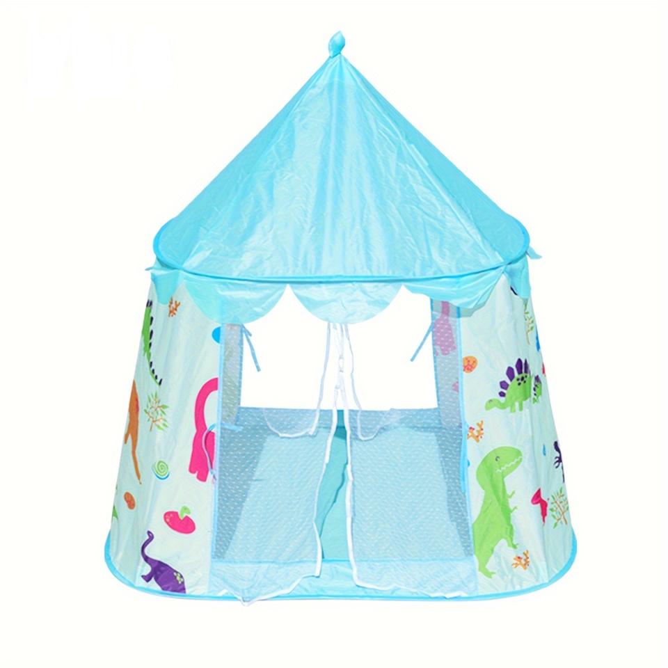 Portable Cartoon Dinosaur Kids Tent House Indoor Foldable Playhouse for Boys Girls Birthday Gift