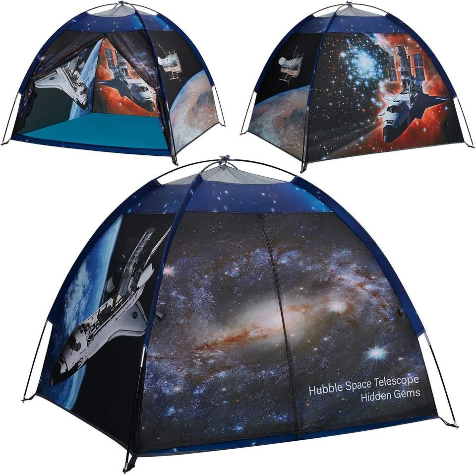 Astronaut Rocket Ship Kids Play Tent Space Theme Foldable Indoor Toy House for Children