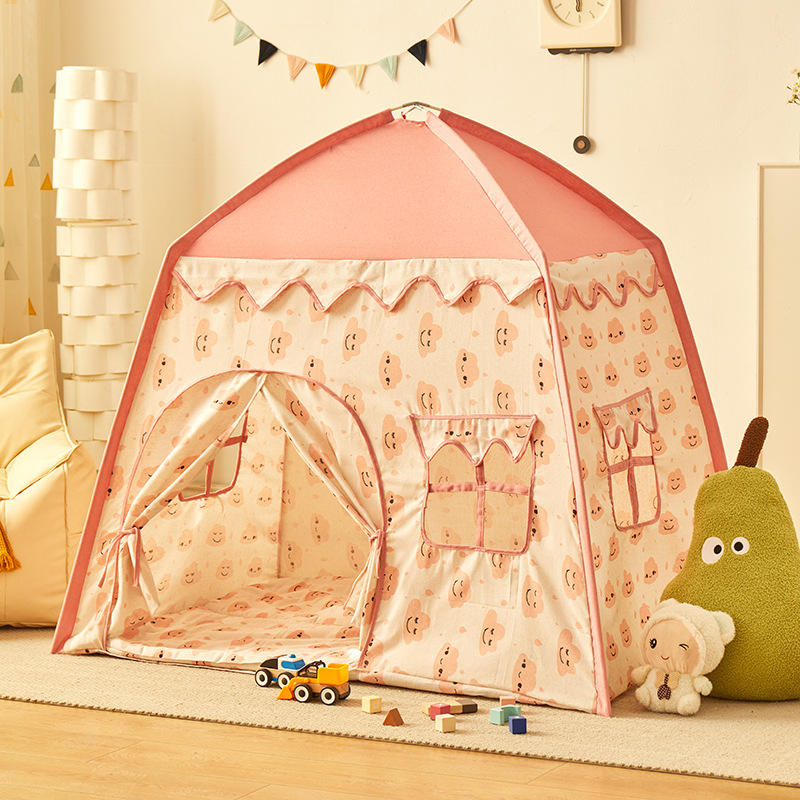 Wholesale Large Polyester Fabric Kids Tent Girls Boys Indoor Playhouse