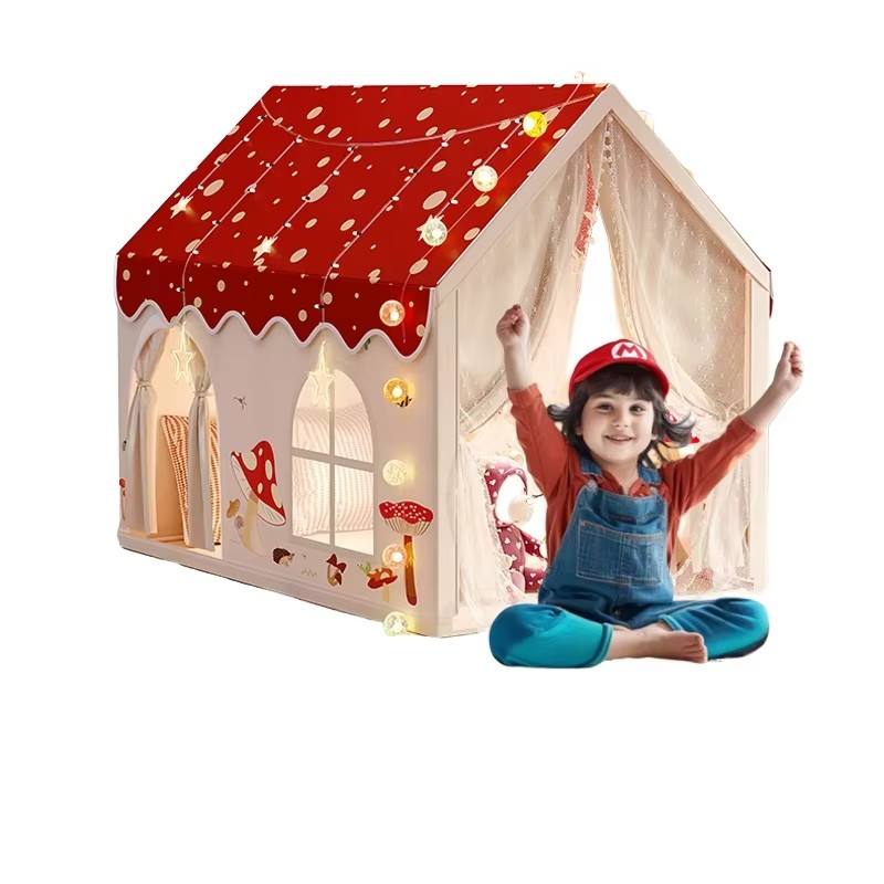 Large House Children's Play Tent, Indoor Outdoor Functional Toy Tent for Boys and Girls