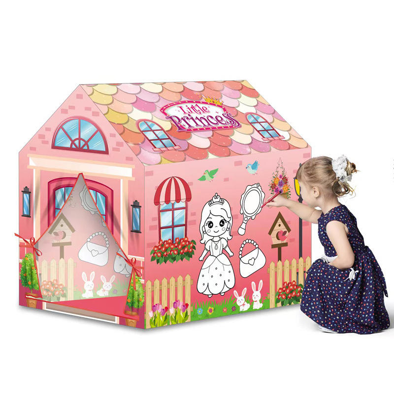 Wholesale Indoor Outdoor Kids Play Tent Foldable Children Playhouse
