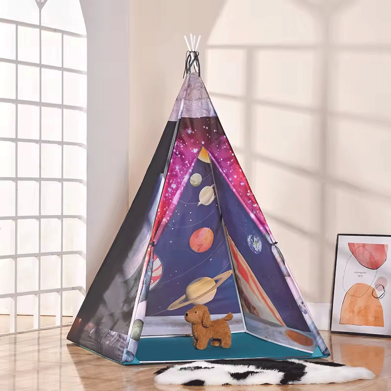 Wholesale Soft Cone Shaped Foldable Kids Play Tent Indoor Playhouse