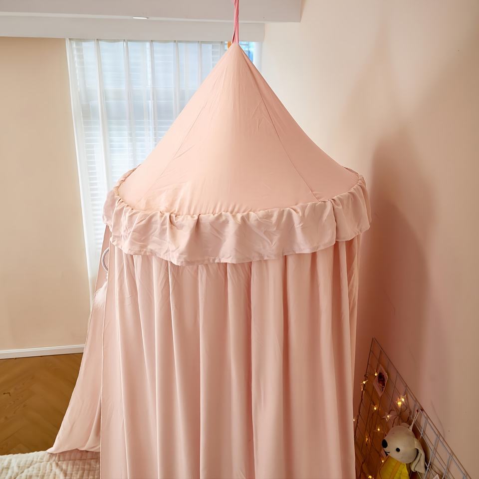 Princess Decor Canopy Bed Tent Luxury Mesh Bed Curtain for Girls Bedroom and Nursery Decor