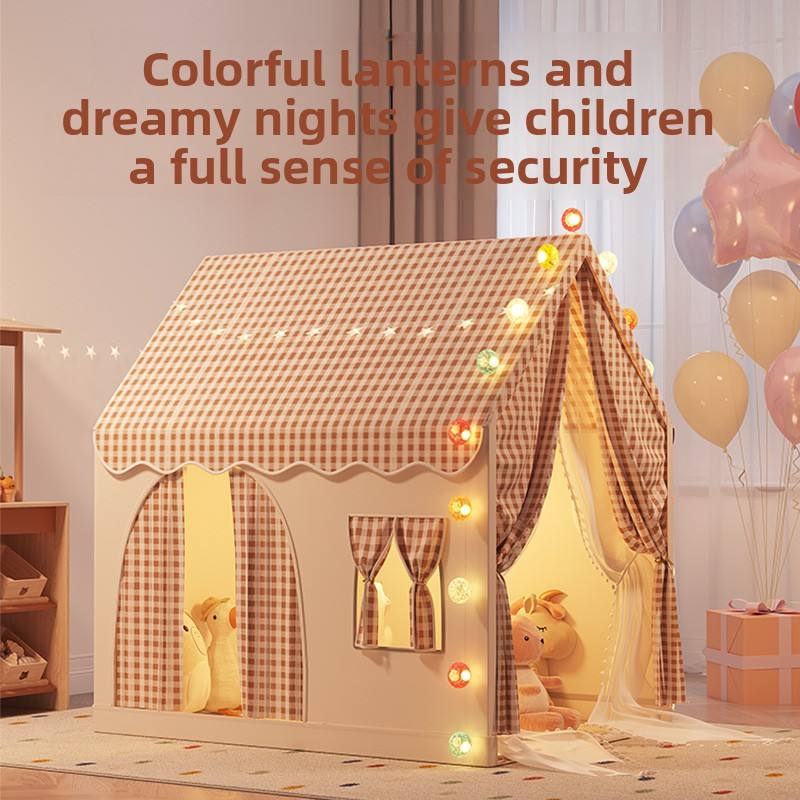 New Children's Fabric Tent Indoor Princess Castle Small House for Boys and Girls Playhouse Baby Bed Toy Household