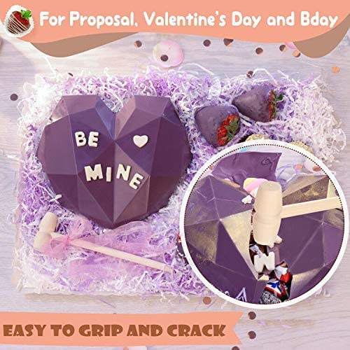 Breakable Heart Hammer Mallet for Chocolate Smash-able Heart