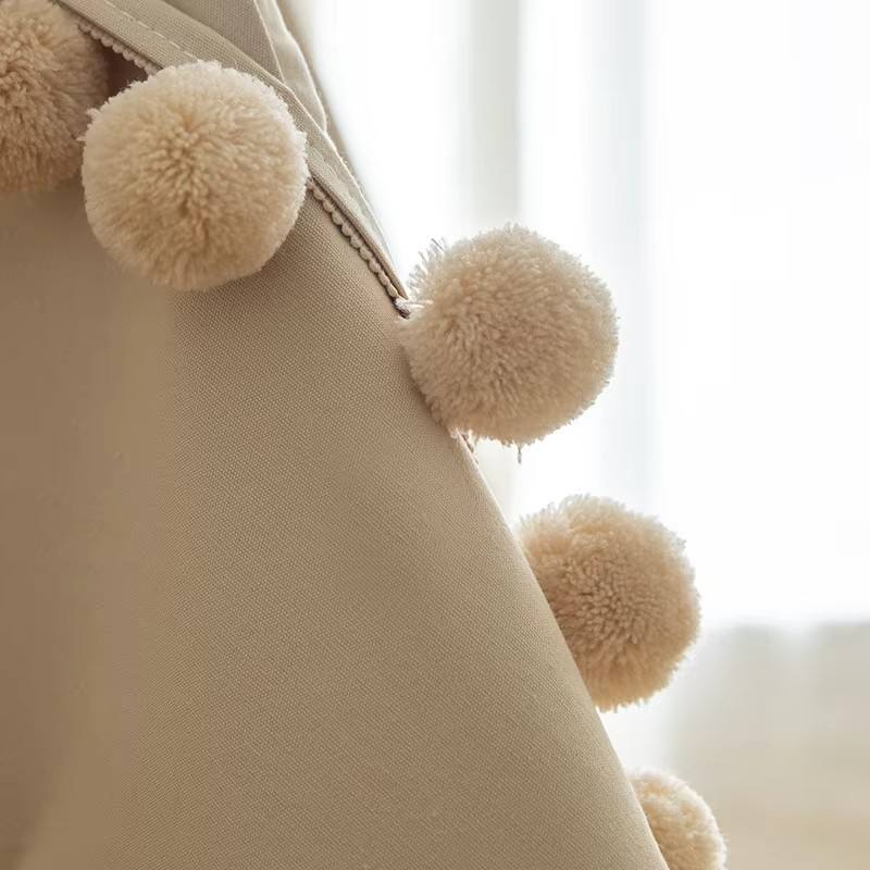Natural Camping Canvas Cotton Kids House Tent Indoor Children Teepee