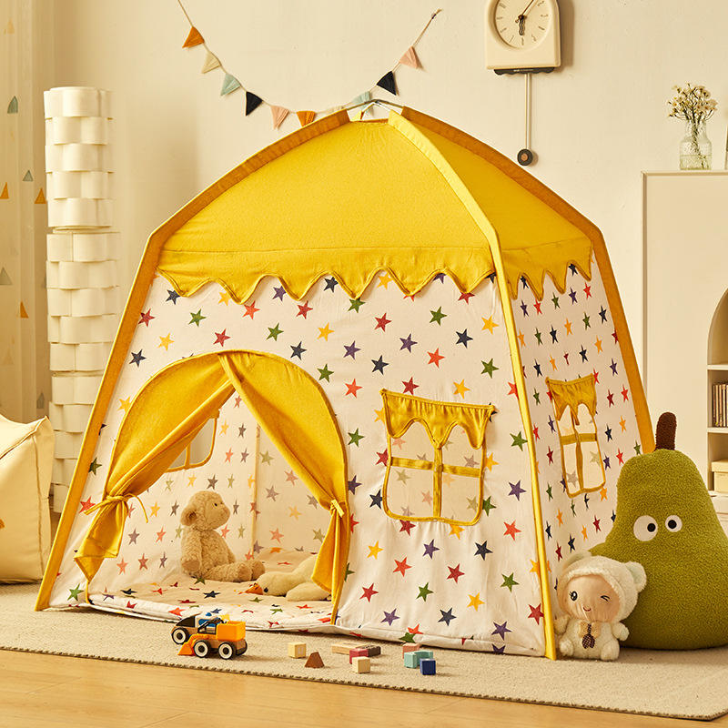 Wholesale Large Polyester Fabric Kids Tent Girls Boys Indoor Playhouse