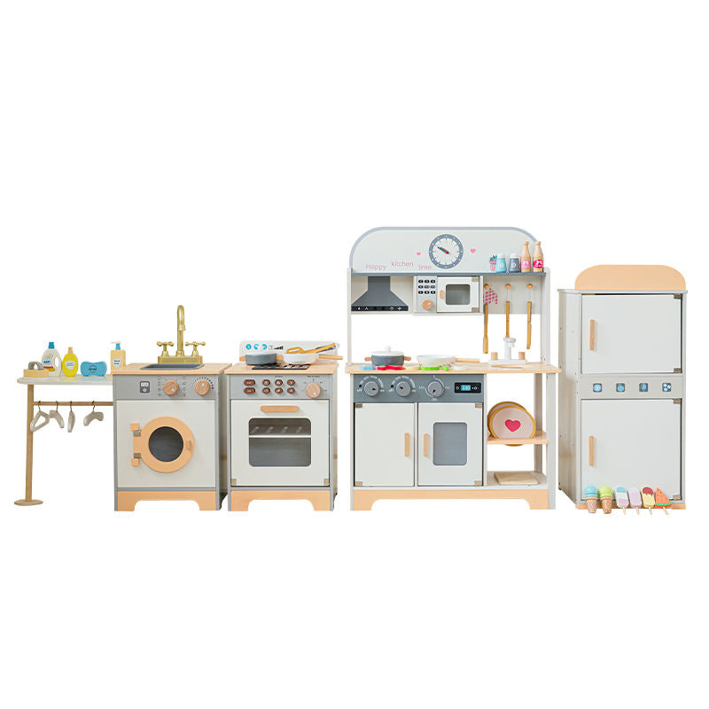 Wholesale Wooden Mini Cookware Set Montessori Pretend Kitchen Play Toy