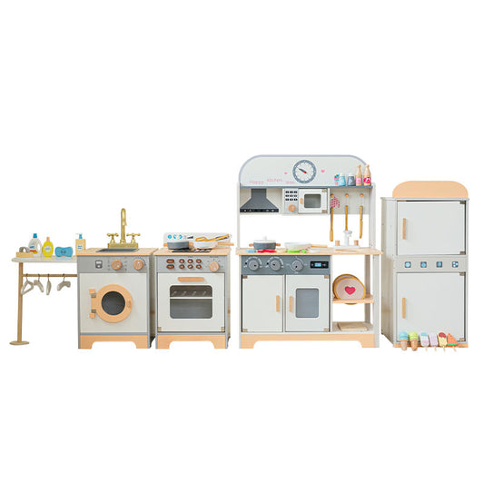Wholesale Wooden Mini Cookware Set Montessori Pretend Kitchen Play Toy