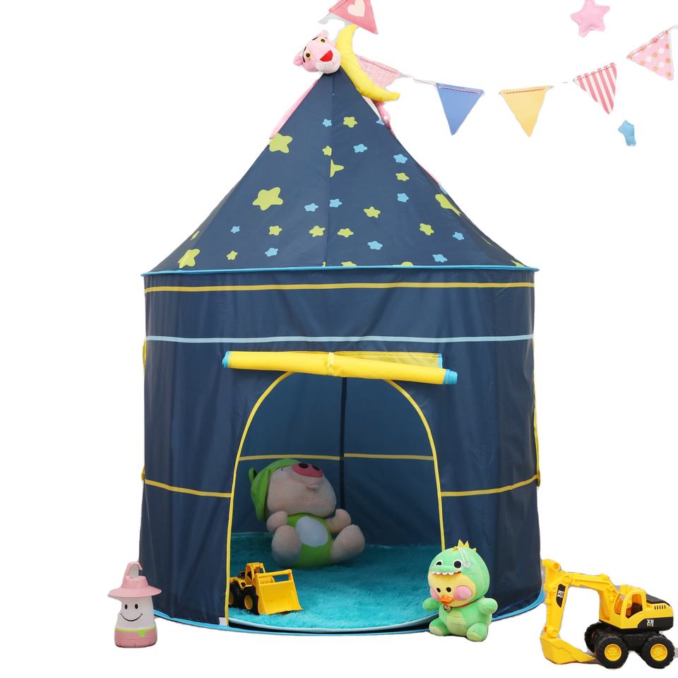 New Large Children Playhouse Prince Princess Castle Play Pop up Tent
