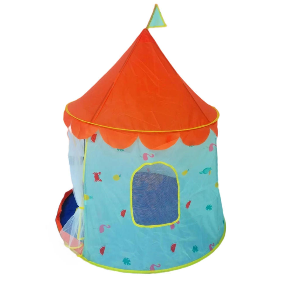 Kids Unisex Indoor/Outdoor Princess Castle Play Tent Cartoon Foldable Portable Polyester Fabric