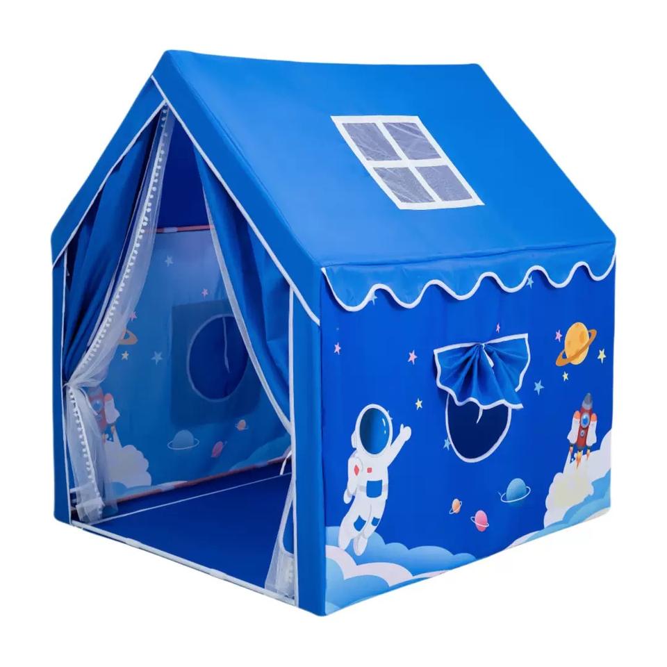 Indoor Roof Window Sleeping Tent Kids Foldable Play Tent Boys Girls Washable Durable Cotton Canvas Teepee Tent