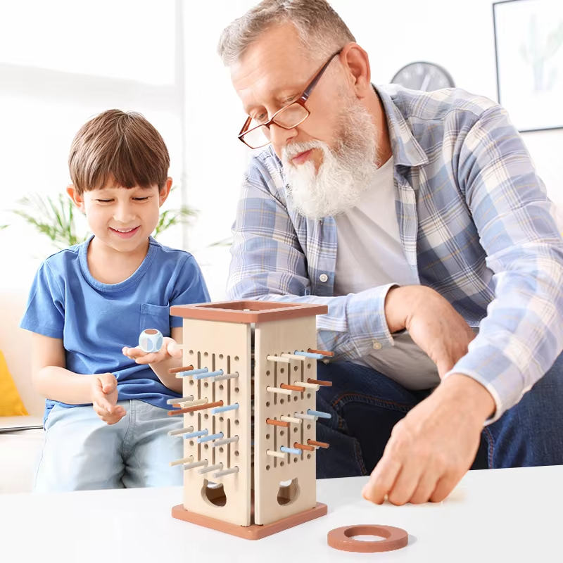 Wholesale Montessori Wooden Math Board Game Fine Motor Learning Activity Toy
