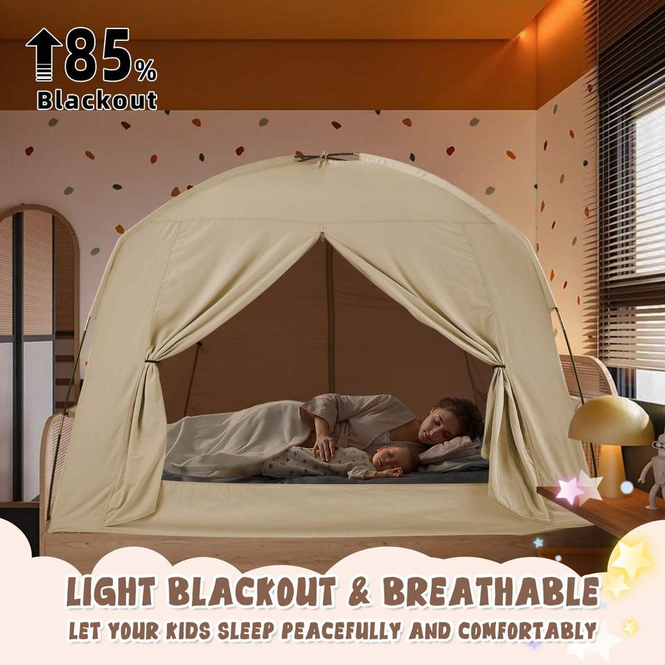 Large Kids Indoor Toddler Play Tent Foldable Boys Girls Playhouse for Bedroom and Daycare