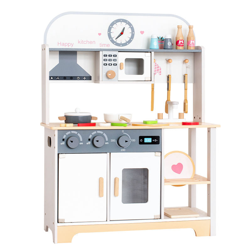 Wholesale Wooden Kitchen Toy Set Kids Pretend Cooking Role Play Accessories