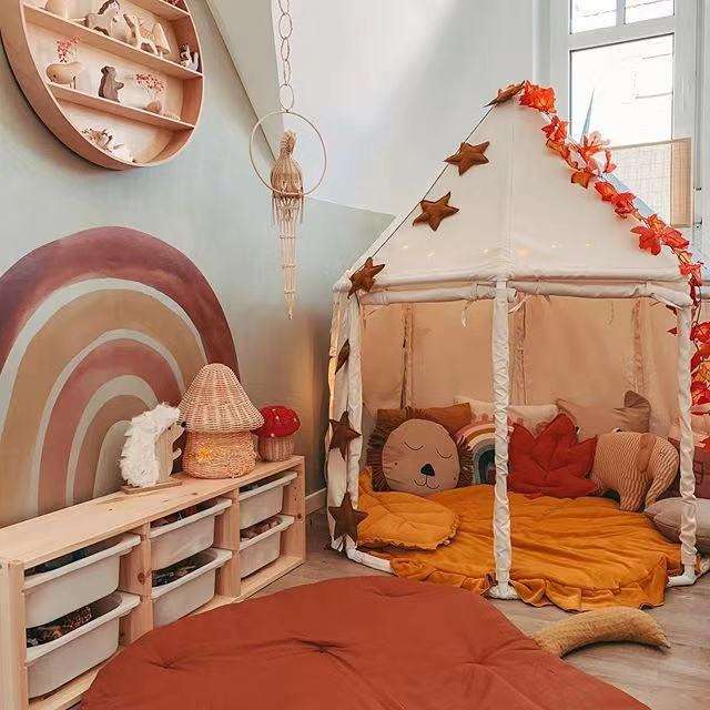 Hot Sale Top Quality Wigwam Kids Custom Indoor Camping Kids Toys Baby House Tent
