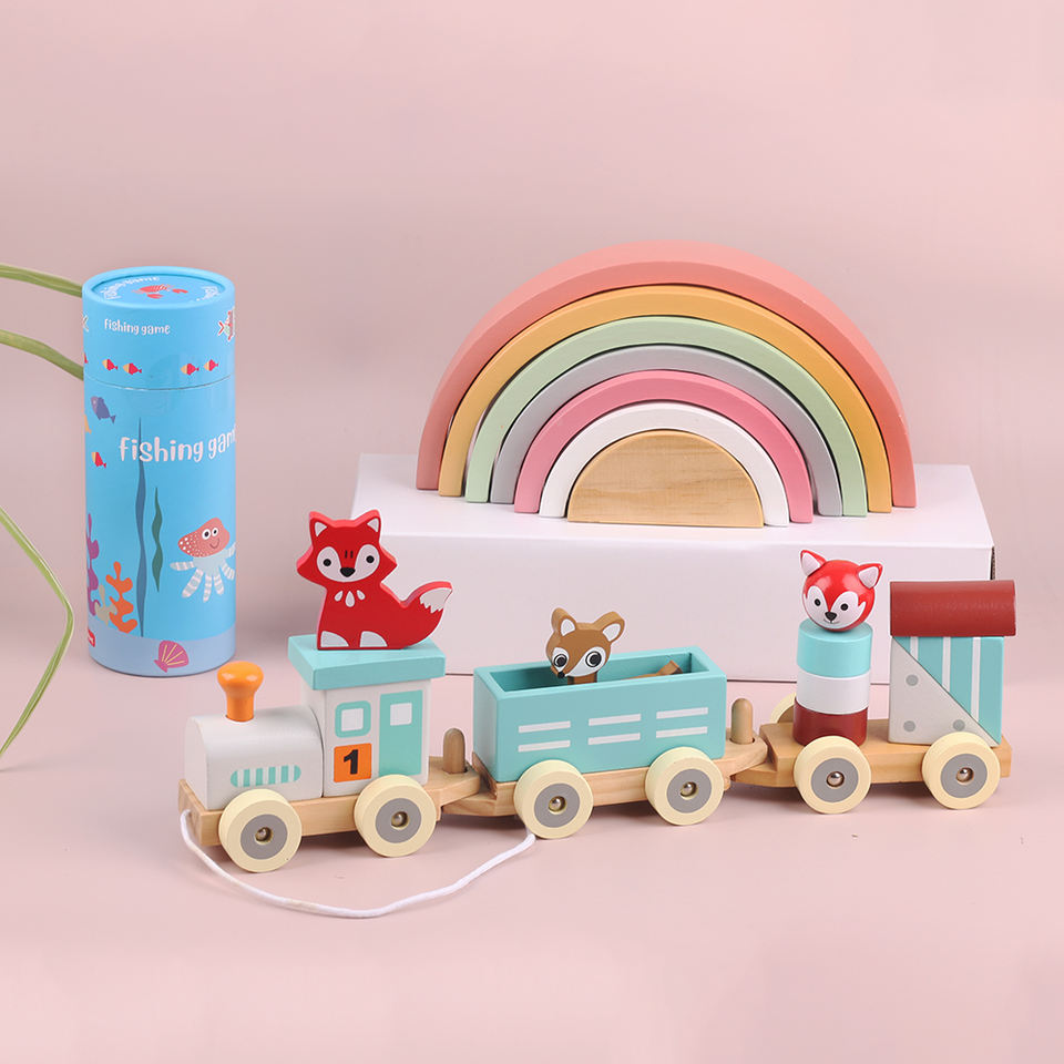 Wholesale Wooden Montessori Puzzle Toy Early Learning Game for Toddlers