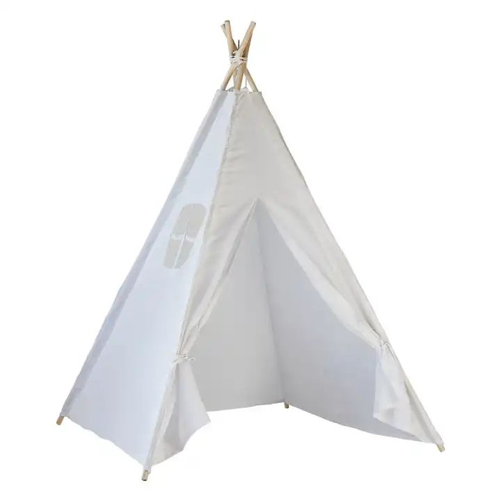 Natural Cotton Beach Garden Child Children Kids Play Teepee Toy Tents Foldable Tent for Kid