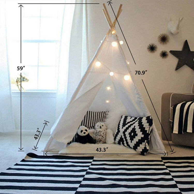 Wholesale Toys Kids Indoor and Outdoor Playing Tent Net House Folding for Kids Upto 12 Years