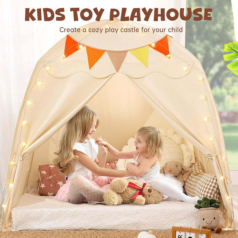 Indoor Kids Play Tent Children Sleeping Playhouse Toddlers Bed Tent Canopy for Girls and Boys House Gifts