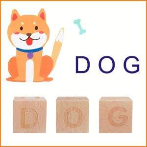 Wooden Spelling Games Matching Letter Game Trays Montessori Educational Learning Toys with 30 PCs Flashcards for Kids 3 4 5