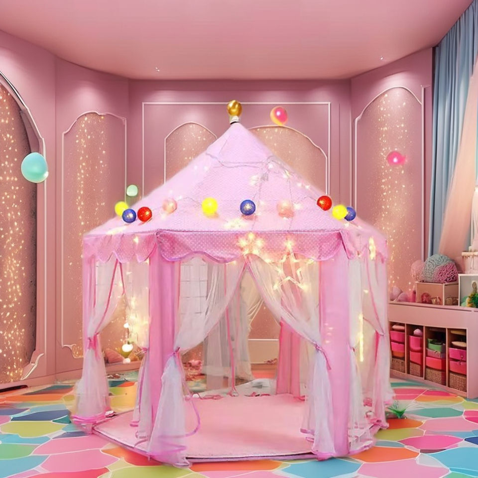 Indoor and Outdoor Games Kids Castle Play Toys Tent Girls Large Playhouse Children Play Tent