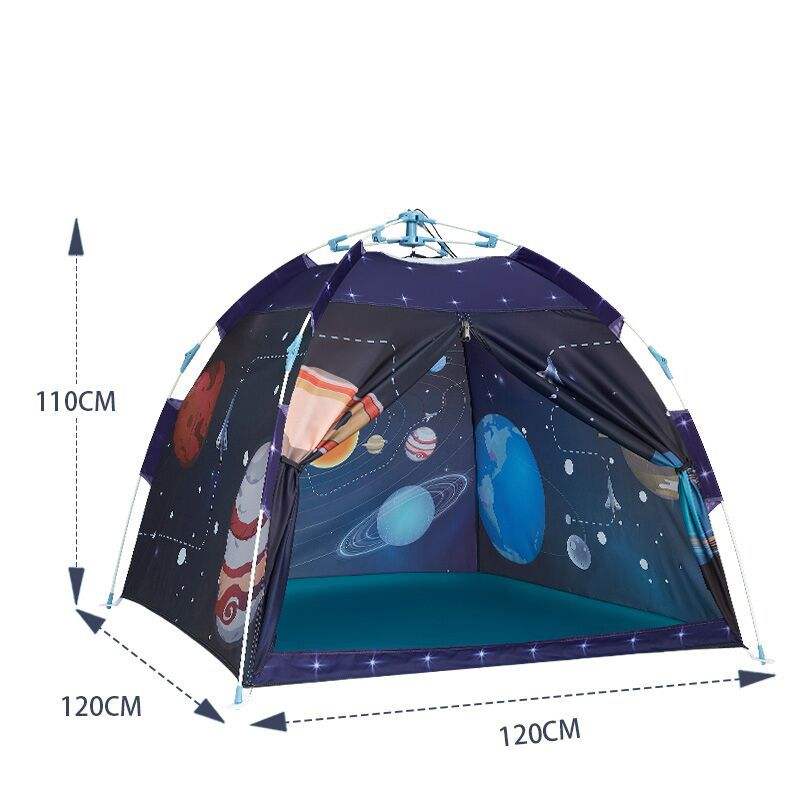 Foldable Polyester Children Indoor Play Tent Lightweight Kids Toy House for Reading and Pretend Play