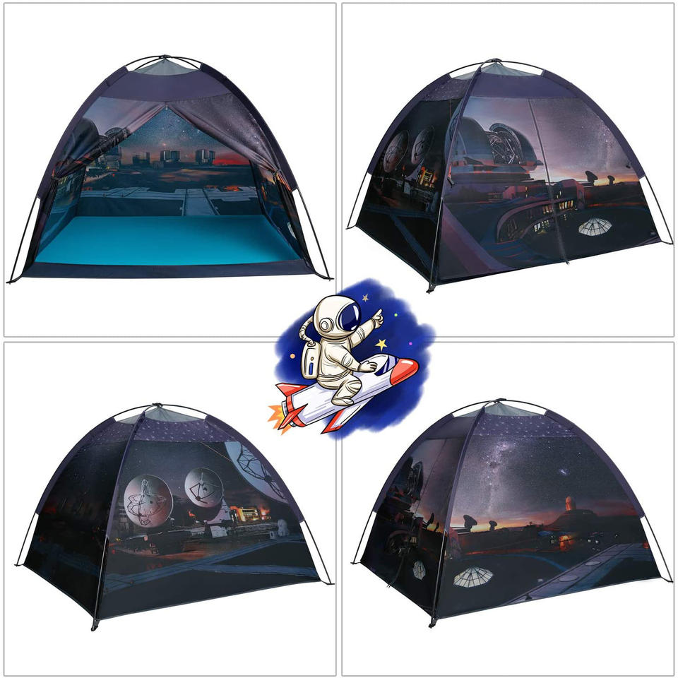 Easy Set up Kids Play Tent Foldable Indoor Outdoor Children Toy House for Bedroom and Backyard