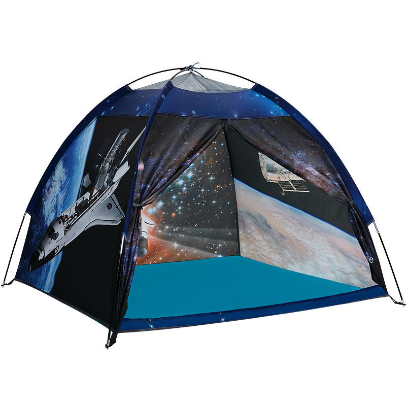 Astronaut Rocket Ship Kids Play Tent Space Theme Foldable Indoor Toy House for Children