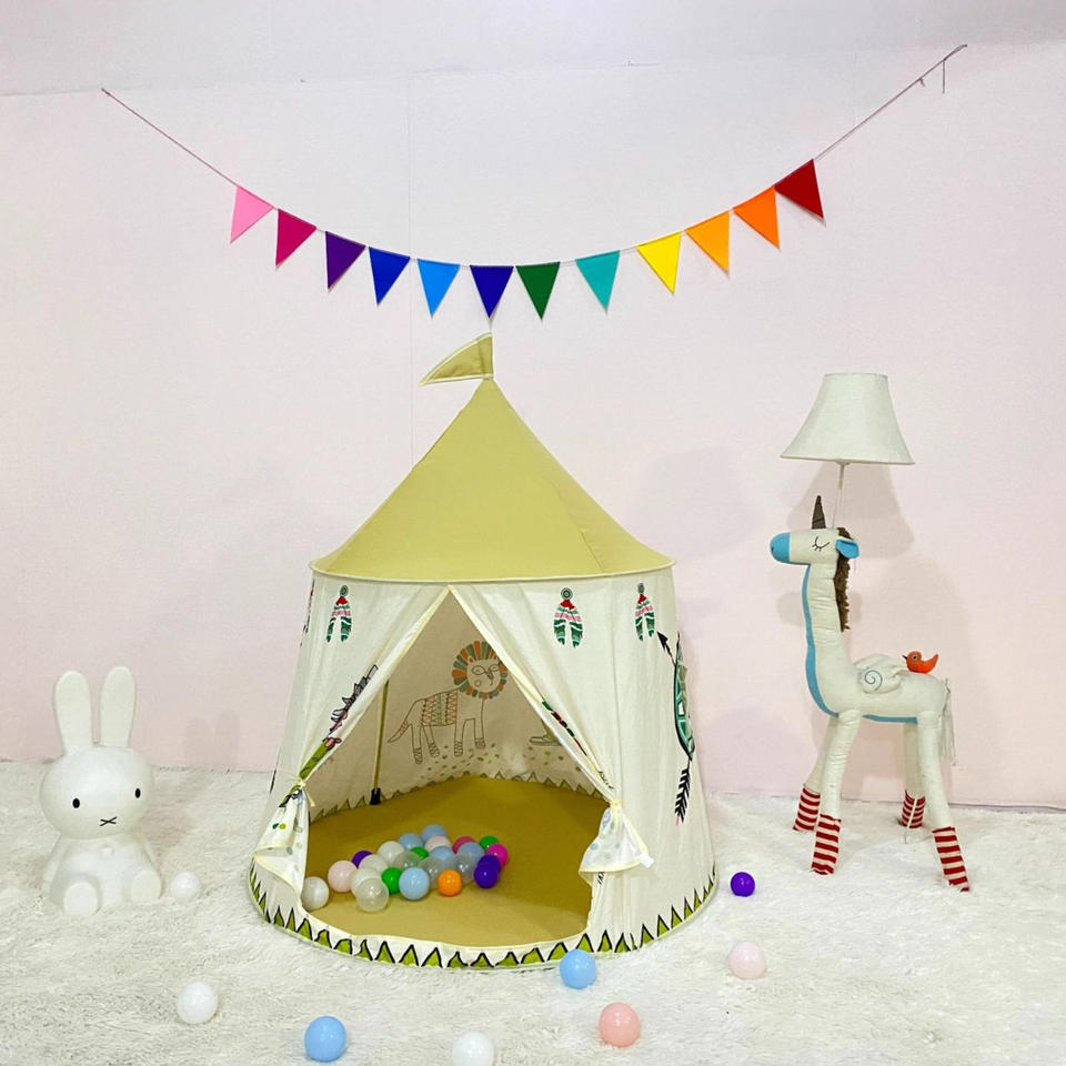 Princess Indoor Foldable Teepee Play Tent for Babies All Season