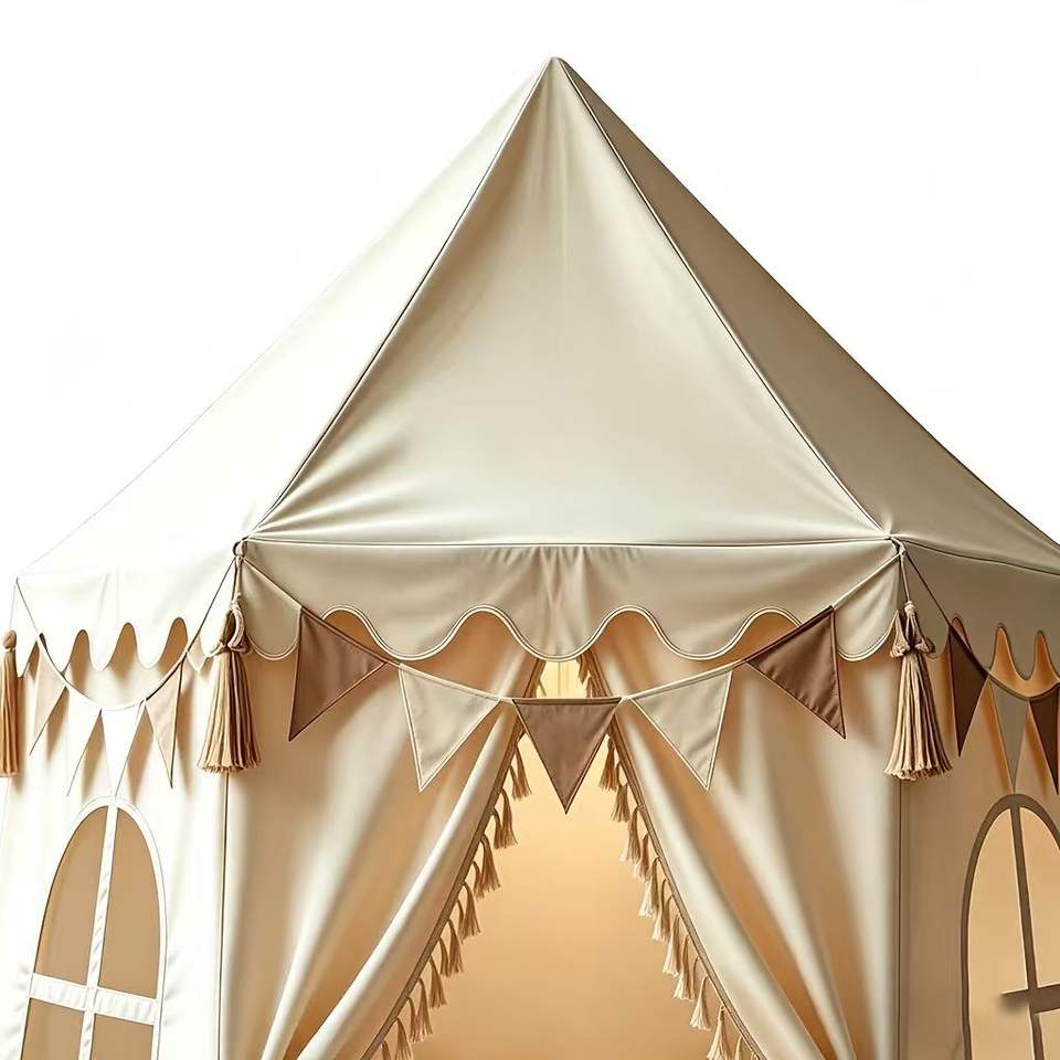 Princess Castle Kids Play Tent for Toddlers Children Soft Foldable Fabric Indoor Playhouse